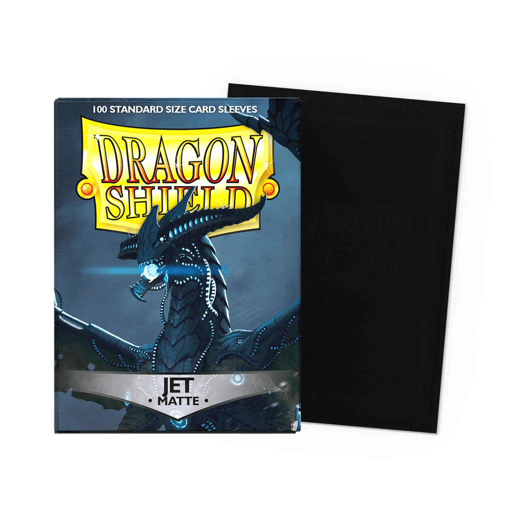 Dragon Shield Card Sleeves - 100 Count - Matte: Jet