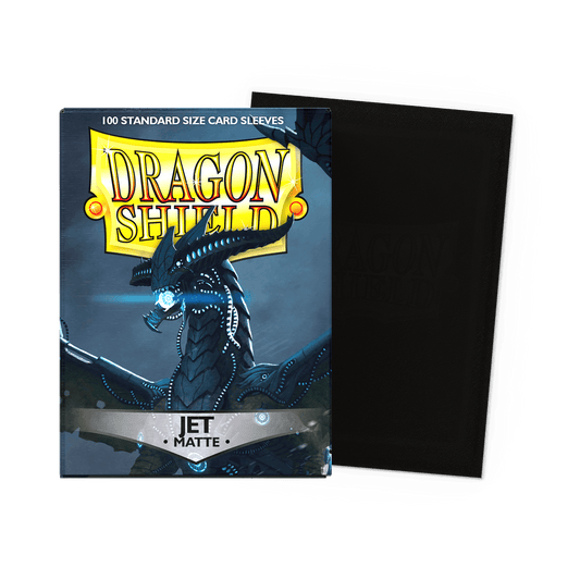 Dragon Shield Card Sleeves - 100 Count - Matte: Jet