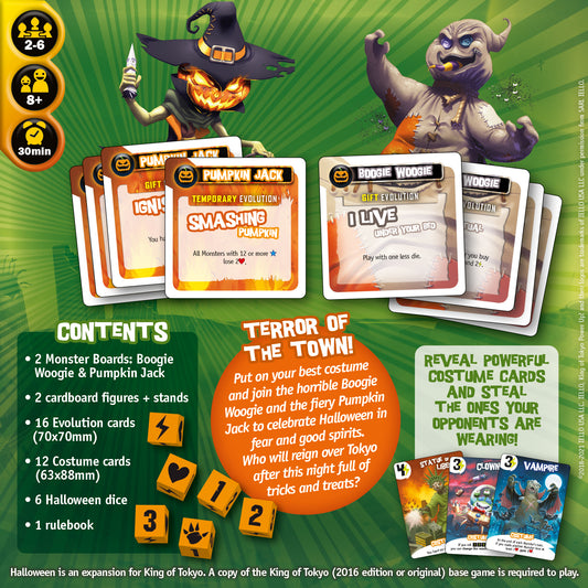 King of Tokyo - Halloween Monster Pack - 2017 Edition -  IELLO Games