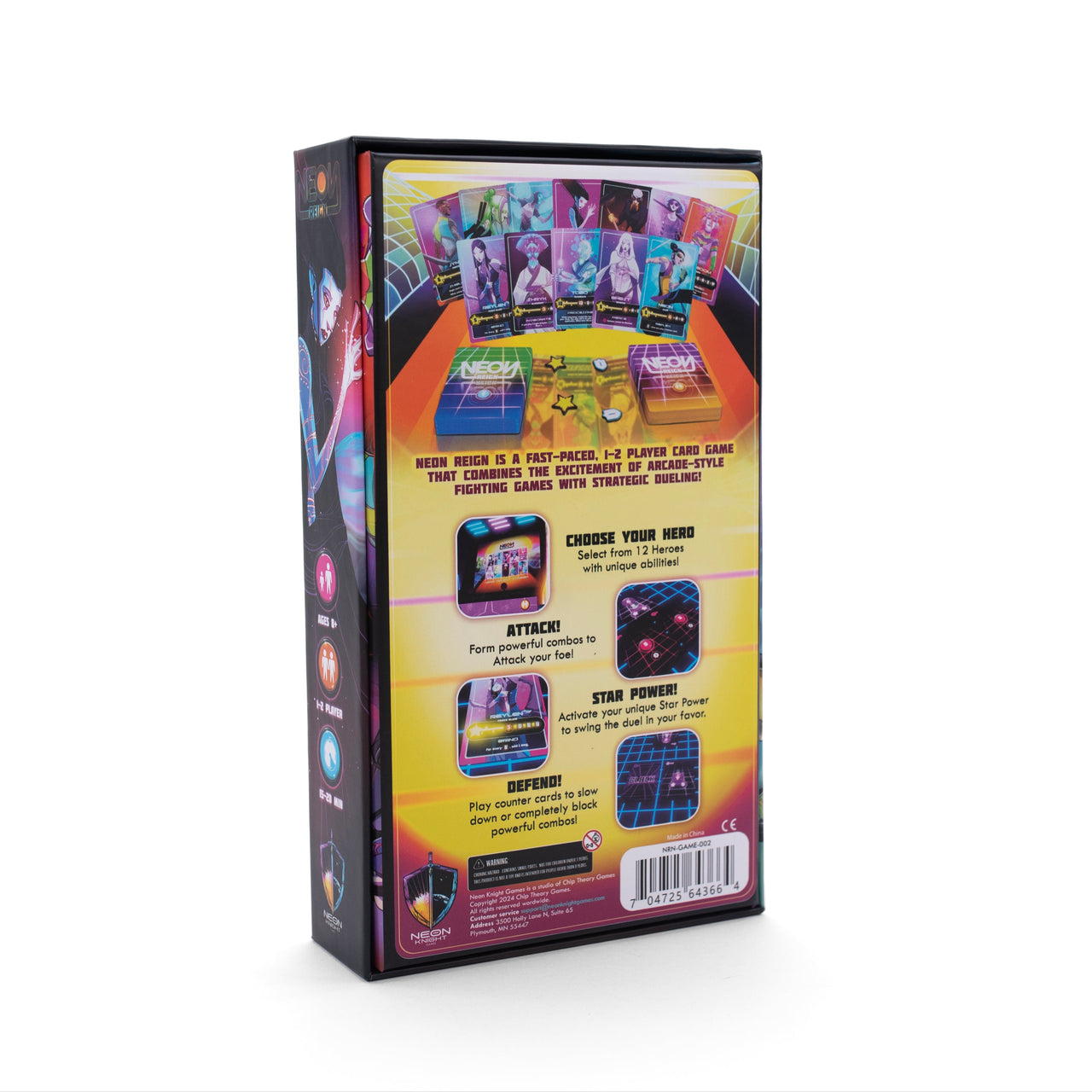Neon Reign - a Cyberpunk Card Game - Chip Theory Games