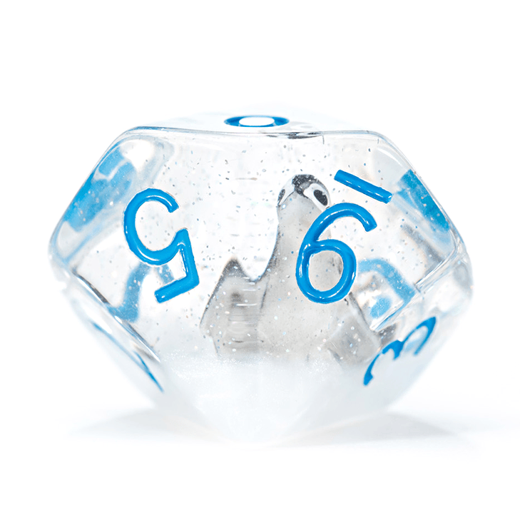 “Penguin” Inclusion Dice - Polyhedral 7-Dice Set
