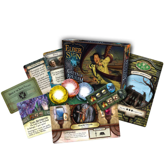 Elder Sign - A Cooperative Game Board - "Gates of Arkham" - Expansion #2
