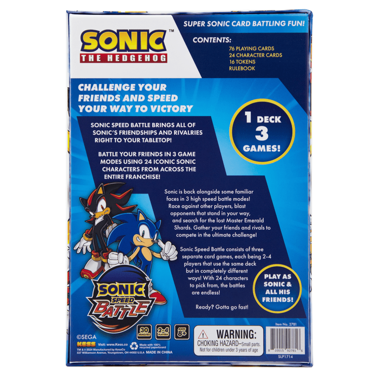 Sonic Speed Battle - A Fast Card Battle Game - Kessler Corporation