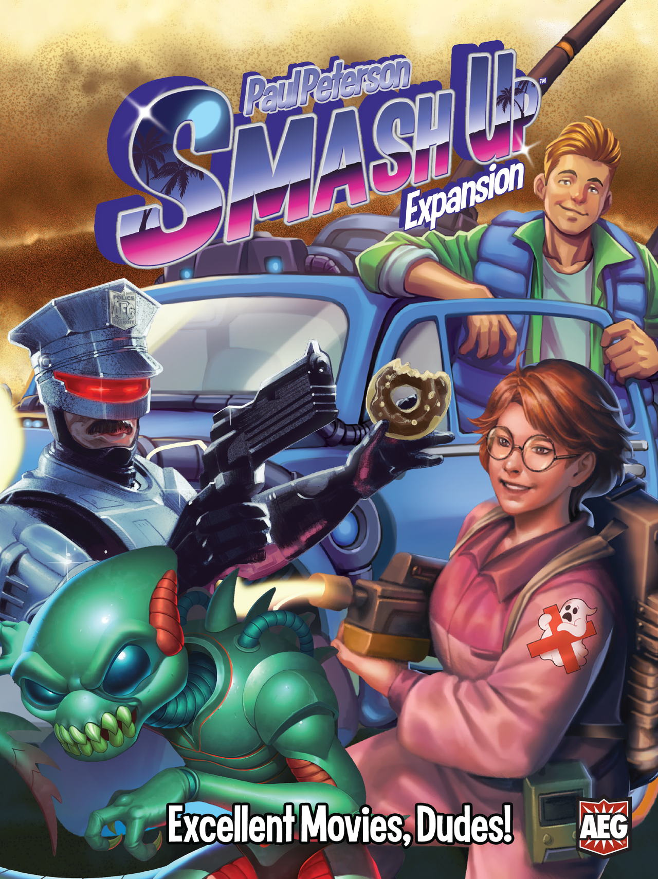 Smash Up Expansion #14 - Excellent Movies, Dudes! - Card Game - AEG