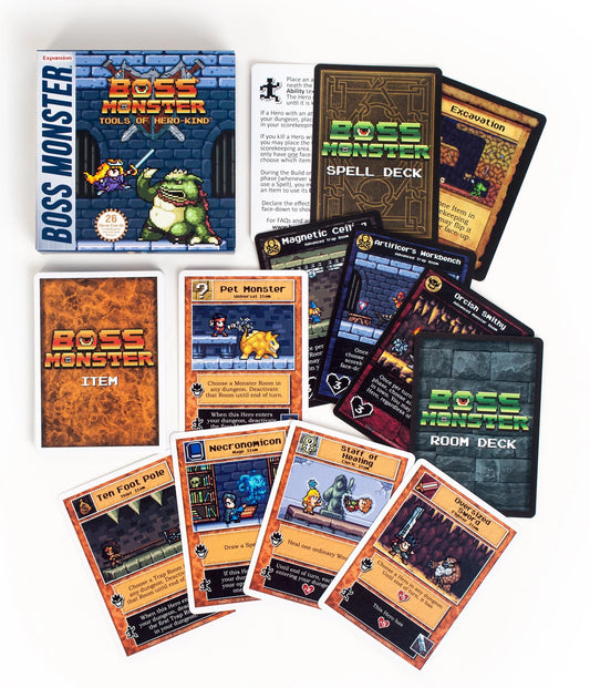 Boss Monster - "Tools of Hero-Kind" Card Game Mini-Expansion #01 - Brotherwise Games
