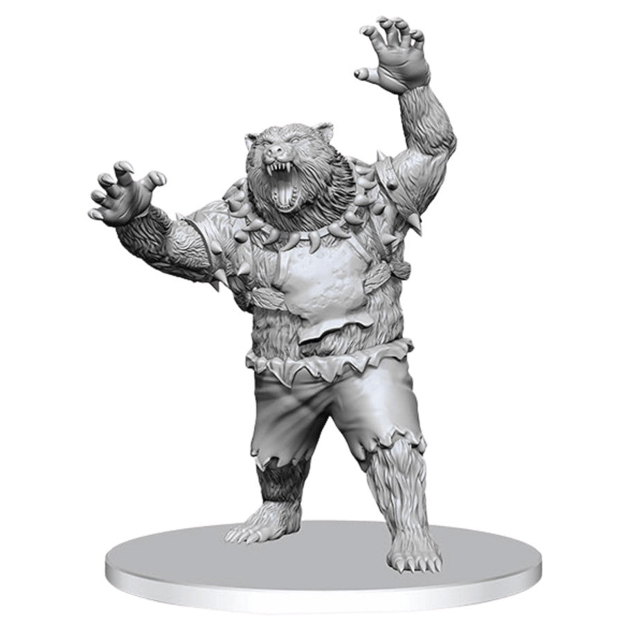 Dungeons & Dragons Unpainted Miniatures - WEREBEAR - Nolzur's Marvelous Miniatures - WizKids
