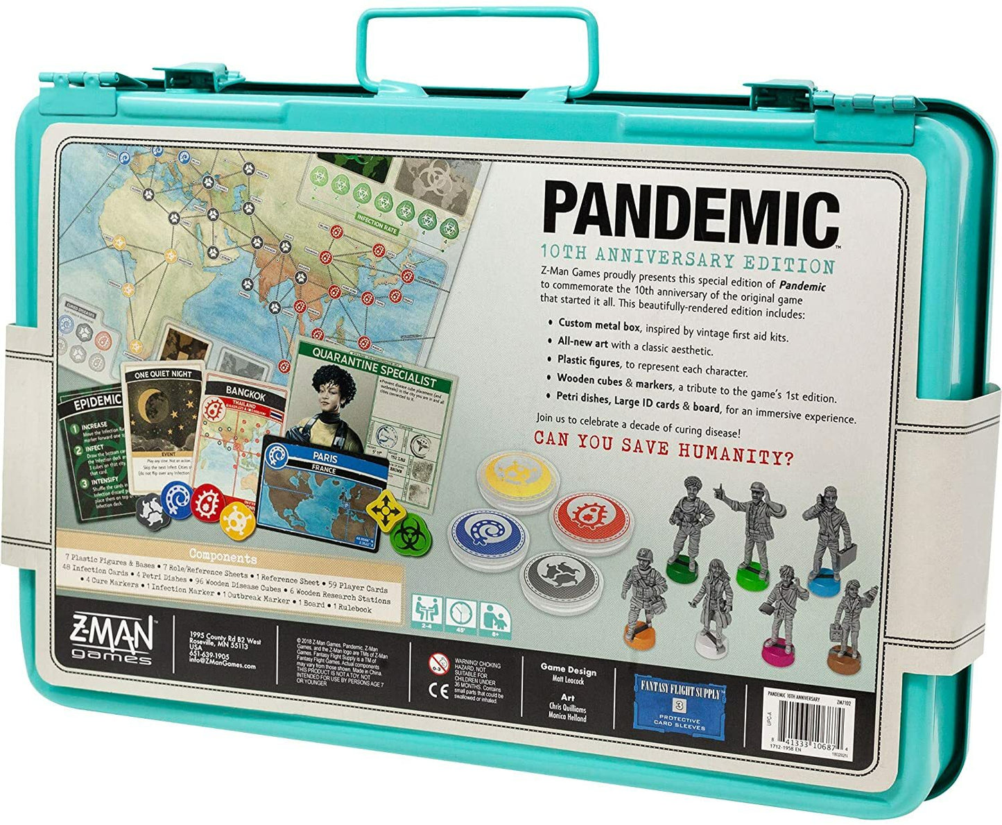 Pandemic - 10th Anniversary LIMITED EDITION - The Co-Operative Board Game - Z-Man Games