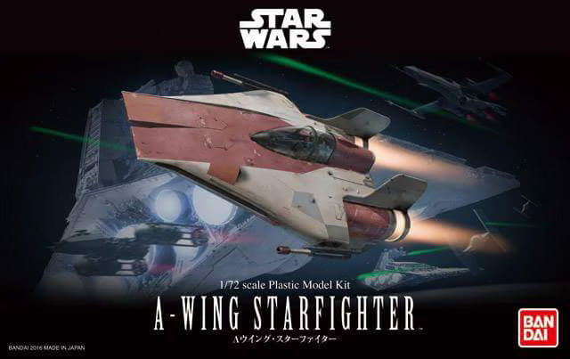 STAR WARS - Return of the Jedi - A-Wing - 1:72 Model Kit - Bandai Hobby