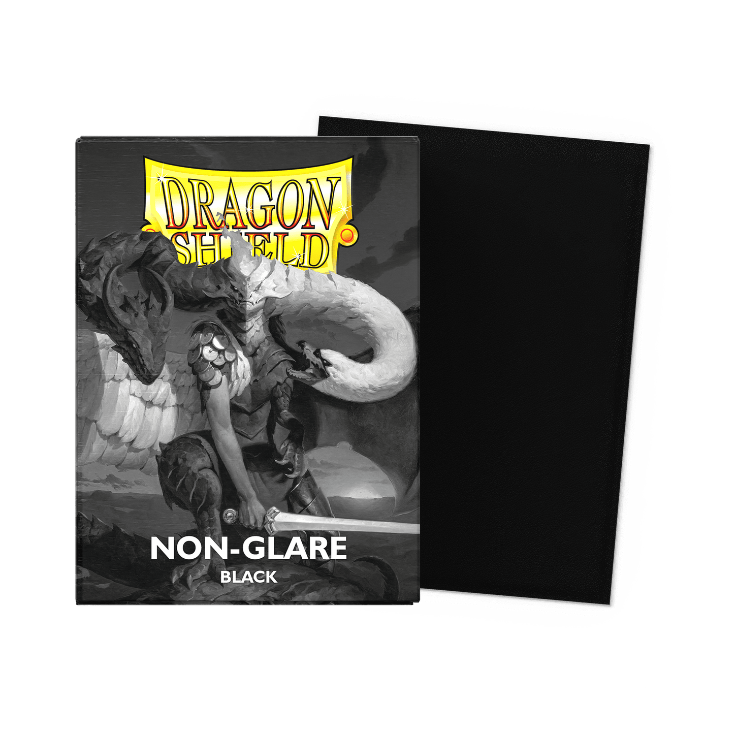 Dragon Shield Card Sleeves - 100 Count - Matte: Non-Glare Black