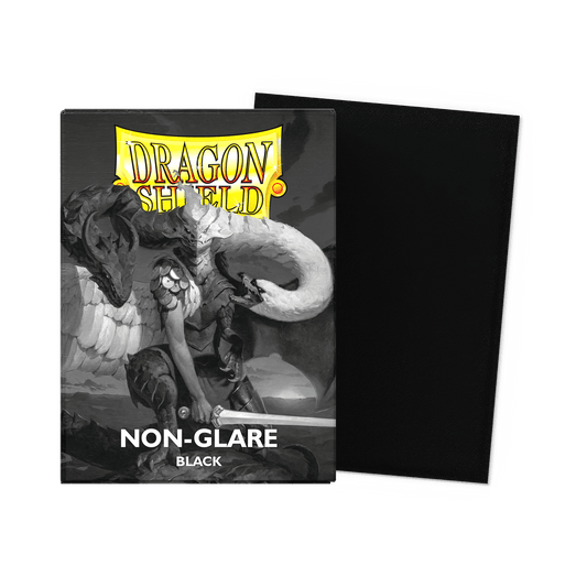 Dragon Shield Card Sleeves - 100 Count - Matte: Non-Glare Black