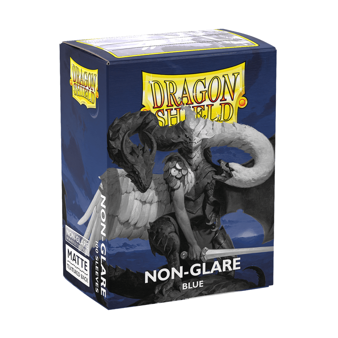 Dragon Shield Card Sleeves - 100 Count - Matte: Non-Glare Blue