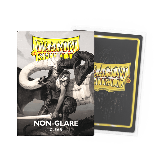 Dragon Shield Card Sleeves - 100 Count - Matte: Non-Glare Clear