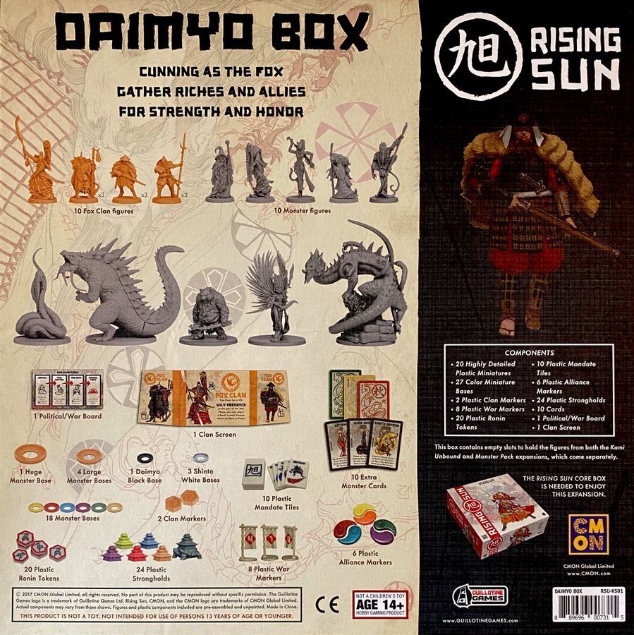 Rising Sun - Daimyo Box Expansion - CMON Games (Kickstarter Exclusive)