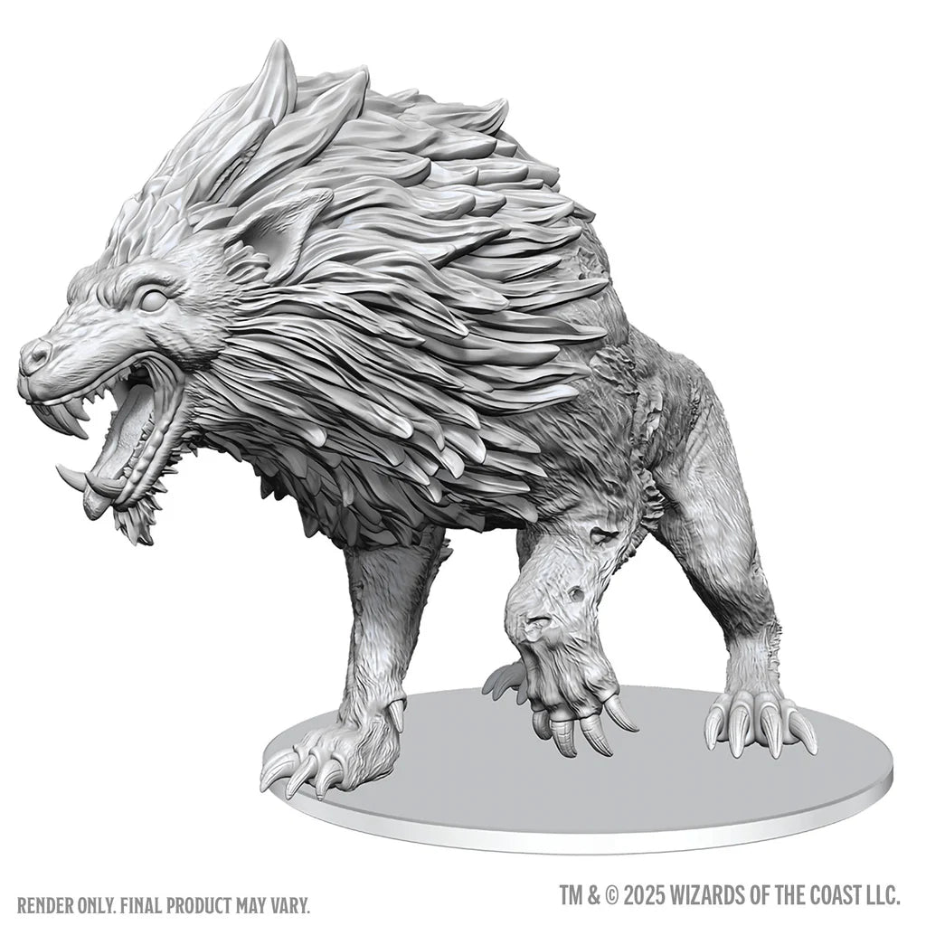 D&D: Nolzur's Marvelous Unpainted Miniatures - Dire Worg
