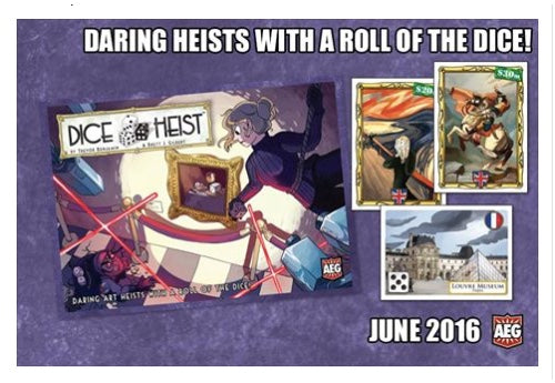 Dice Heist - The international Intrigue Dice Game - AEG - AEG5879