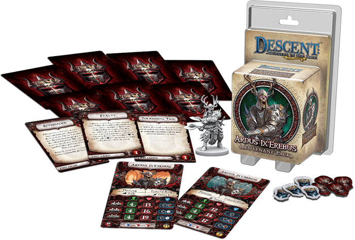 Descent - Journeys In the Dark - 2nd Ed. - Ardus Ix'Erebus Lieutenant Pack Expansion - Fantasy Flight