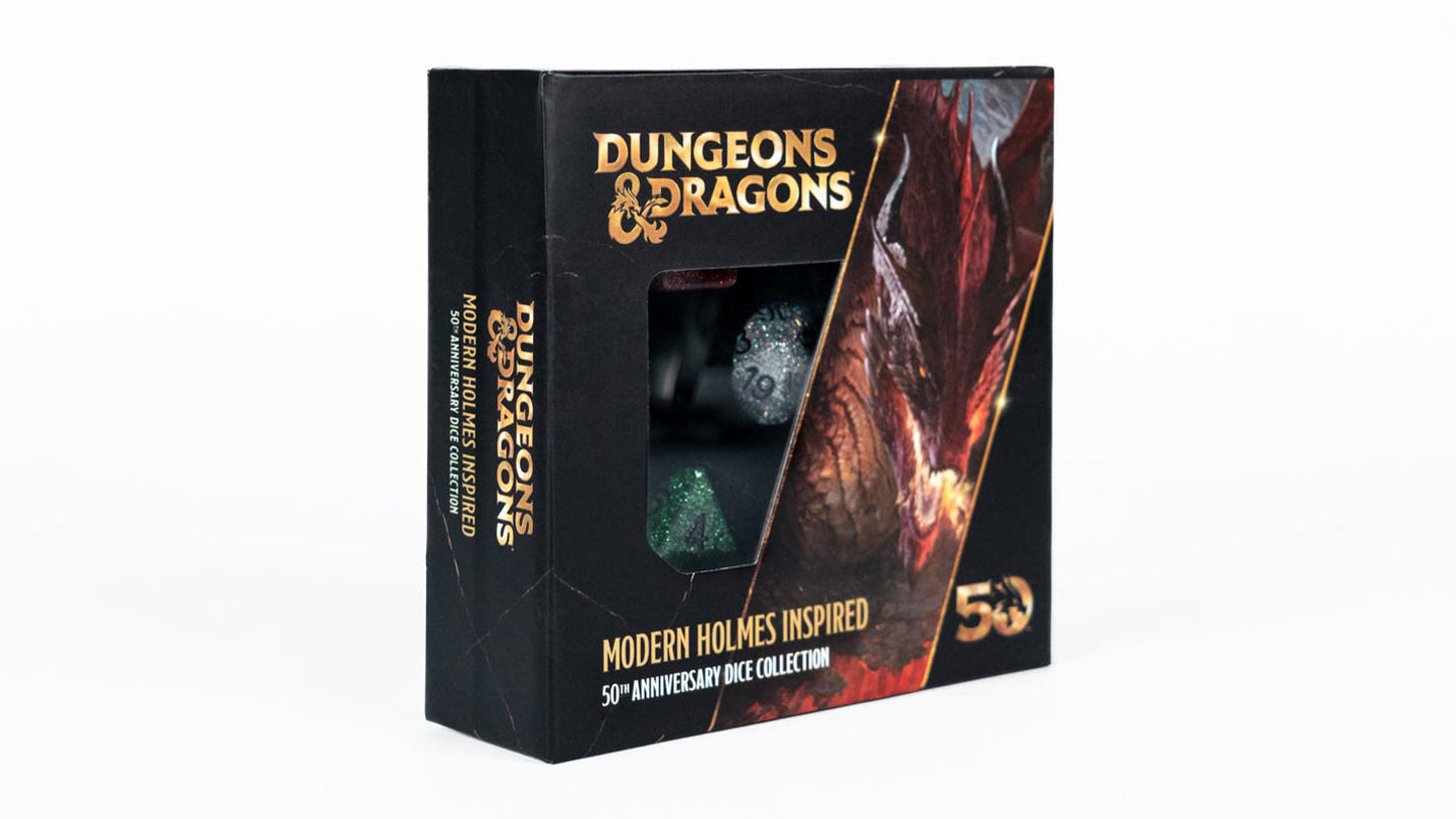 D&D 50th Anniversary Modern Holmes Inspired Set - Fanroll Dice