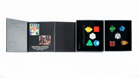 D&D 50th Anniversary Holmes Retro Replica & Modern Inspired Set - Fanroll Dice