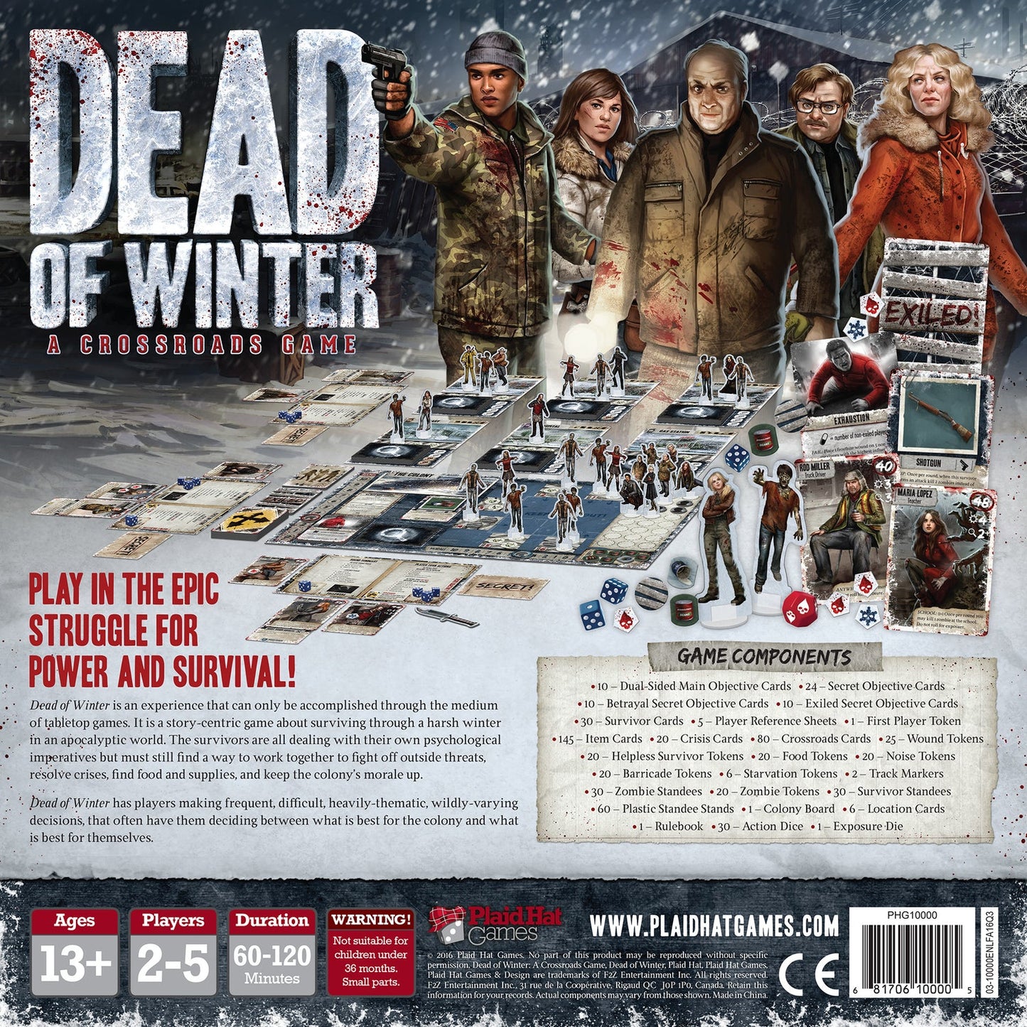 Dead of Winter - A Crossroads Board Game - Plaid Hat Games