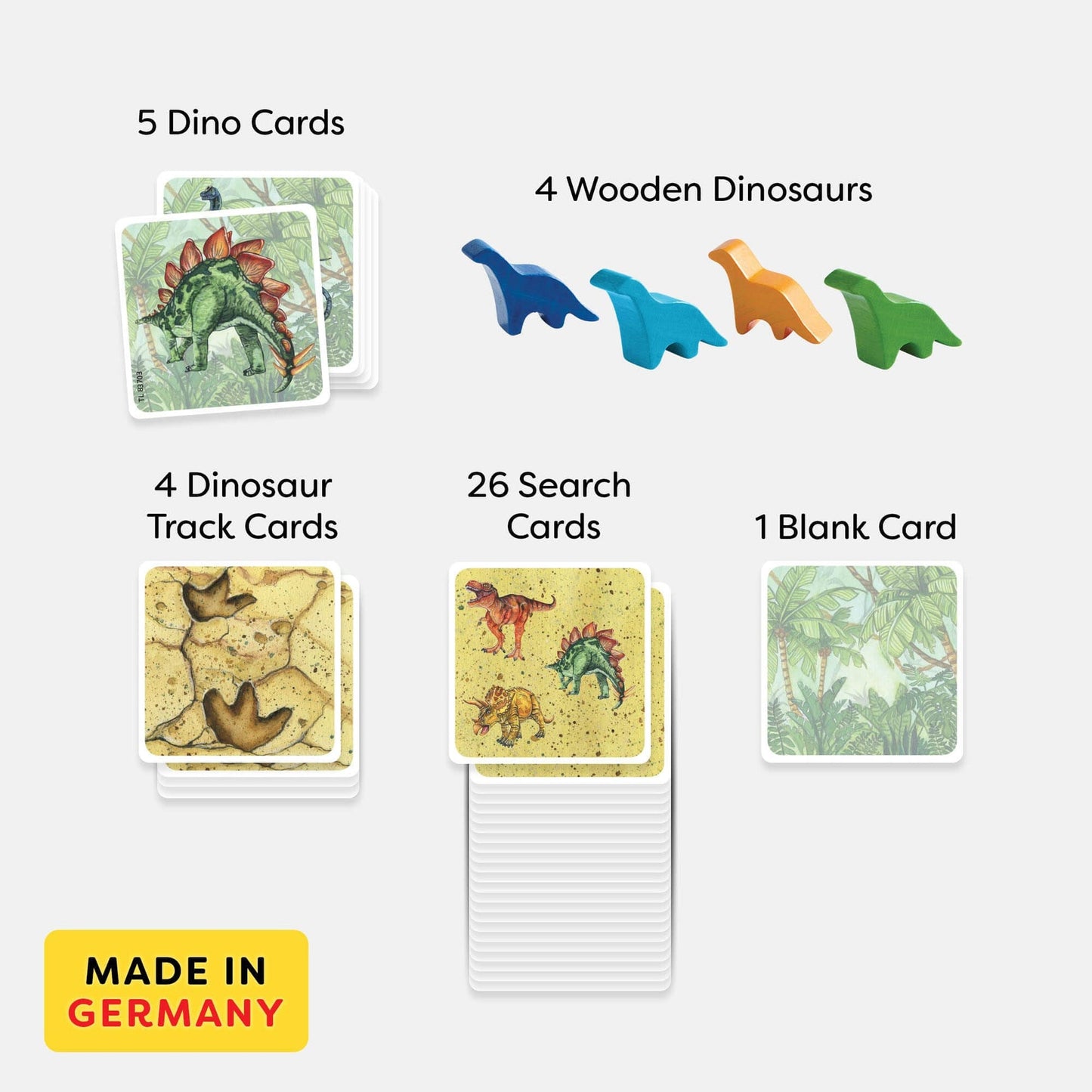 On the Hunt for Dinos Mini Memory Game