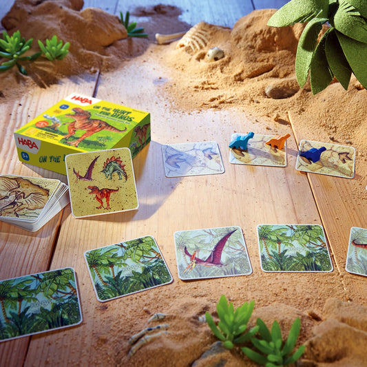On the Hunt for Dinos Mini Memory Game