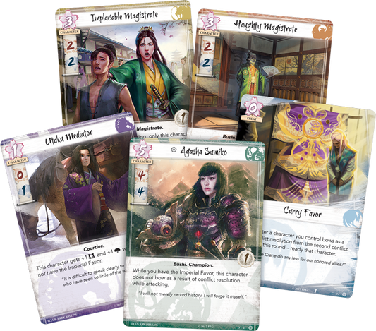 Legend of the Five Rings LCG: The Chrysanthemum Throne Dynasty Pack