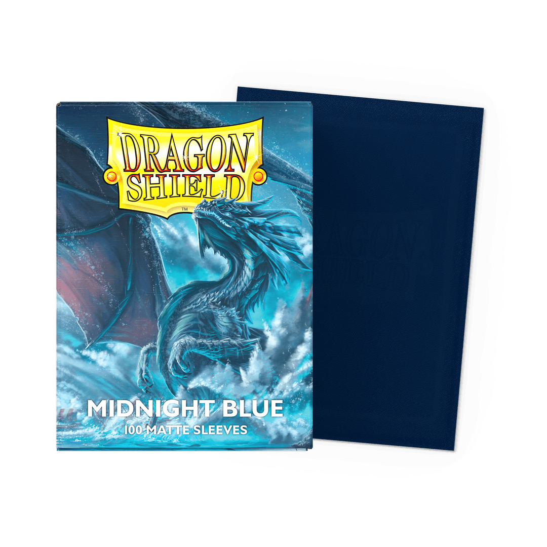 Dragon Shield Card Sleeves - 100 Count - Matte: Midnight Blue