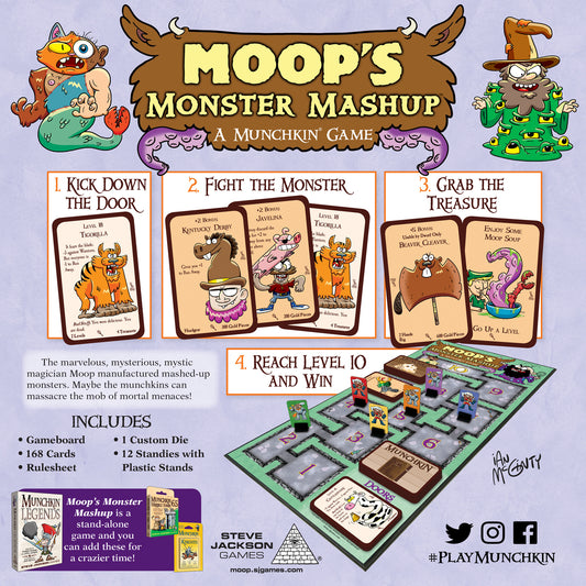 Moop's Monster Mashup - The Card Game - Steve Jackson Games