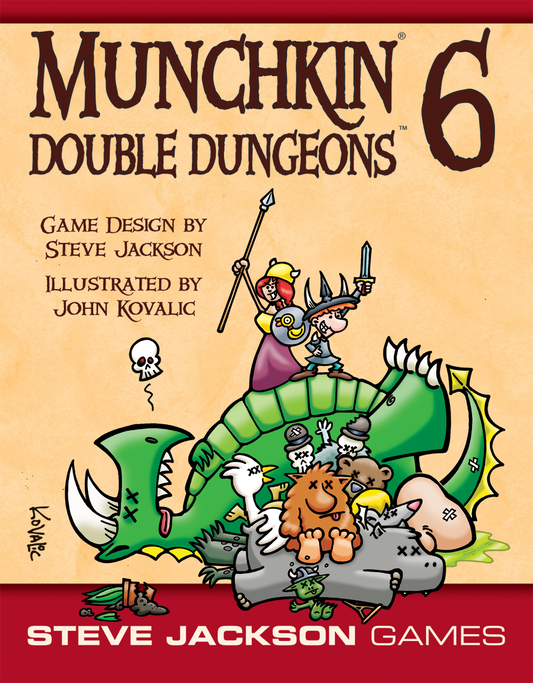 Munchkin 6 - Double Dungeons (Expanded Edition) Card Game Expansion