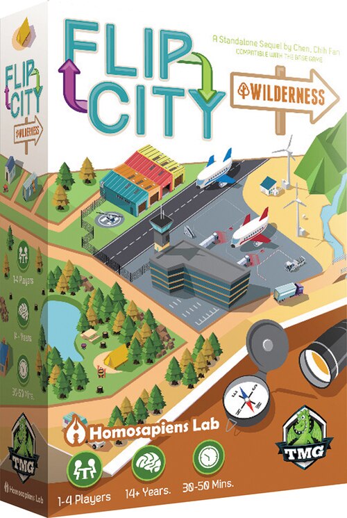 Flip City Wilderness - A Flip City Microdeckbuilding Card Game - Tasty Minstrel Games