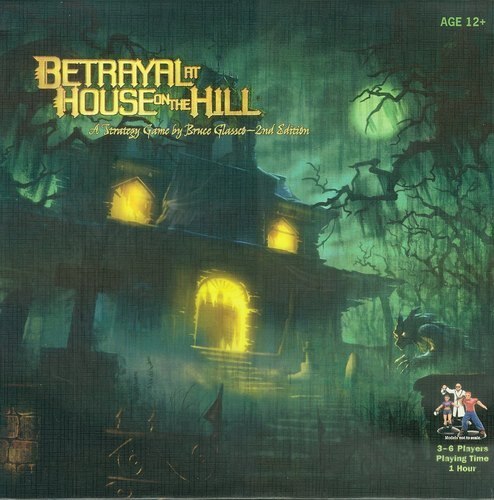 Betrayal At House on The Hill - 2nd Edition - A semi-Cooperate Haunted Board Game - Avalon Hill