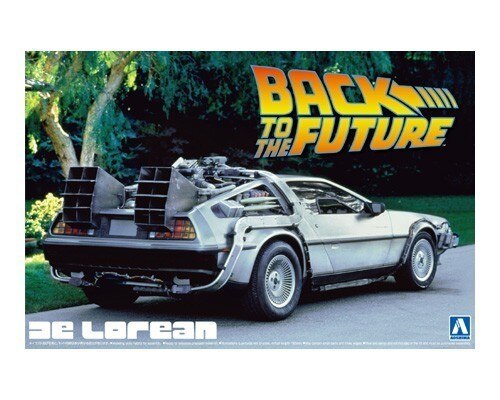 Back to the Future: 1:24 Delorean Scale Model Kit - Aoshima Models