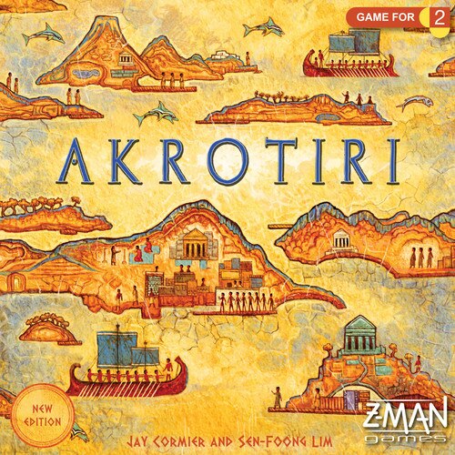 Akrotiri - A Game of Ancient Greece - 2-Player Game - Z-Man Games