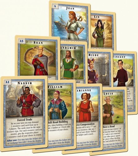 The Settlers of CATAN - Scenario - The Helpers of Catan 1st Edition. - Mayfair Games