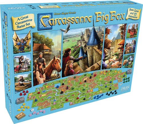 Carcassonne - The Big Box Edition 2017 (6th Ed.) - Board Game - Z-Man Games