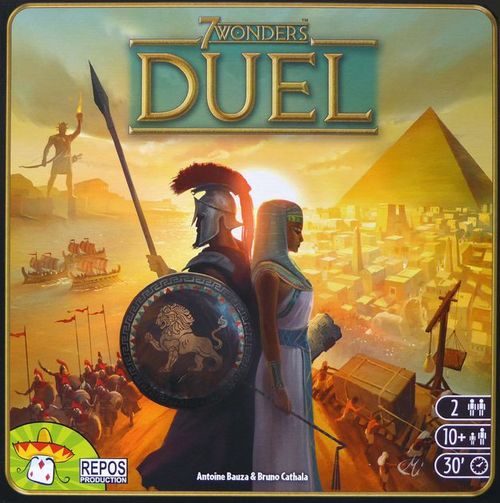 7 Wonders - DUEL - 2 Player Board Game - Repos Productions Games