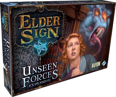Elder Sign - A Cooperative Game Board - "Unseen Forces" - Expansion #1