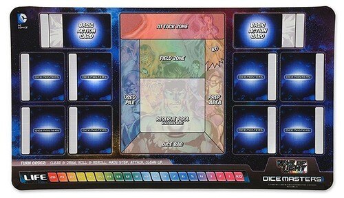 Dicemasters - Official Playmat - DC Comics - War of Light - WizKids
