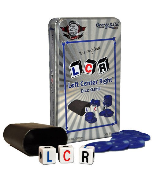 LCR - Left Center Right - Deluxe Anniversary Edition Tin - Dice Game