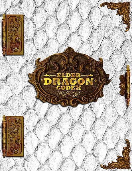 Legion Supplies - Elder Dragon Codex - Card Pocket Binder - White