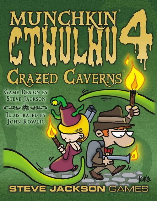 Munchkin Cthulhu 4 - Crazed Caverns - Card Game Expansion