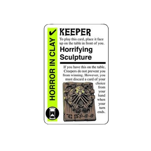 Cthulhu Fluxx - "Horrifying Sculpture" - Promo Card - Looney Labs