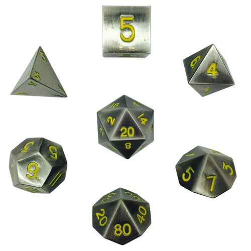 Norse Foundry - Blacksmith's Anvil - 16-22mm RPG Polyhedral Dice  (Set of 7)