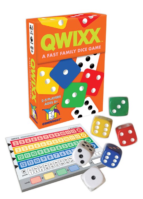 QWIXX  4th Edition - Fast Dice Game - GameWright Games