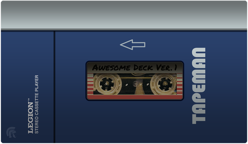 Legion Supplies - 24" Playmat - Cassette Tape