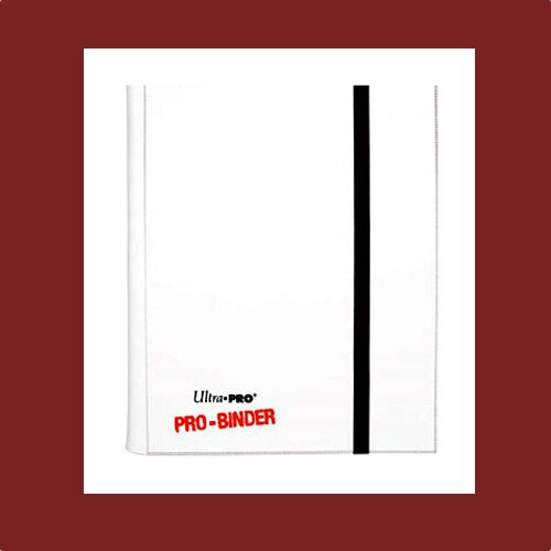 Ultra Pro - 4-Pocket Pro Binder - Holds 160 cards - White