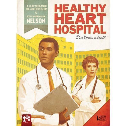 Healthy Heart Hospital 1st Edition - Co-Op Board Game - Victory Point Games