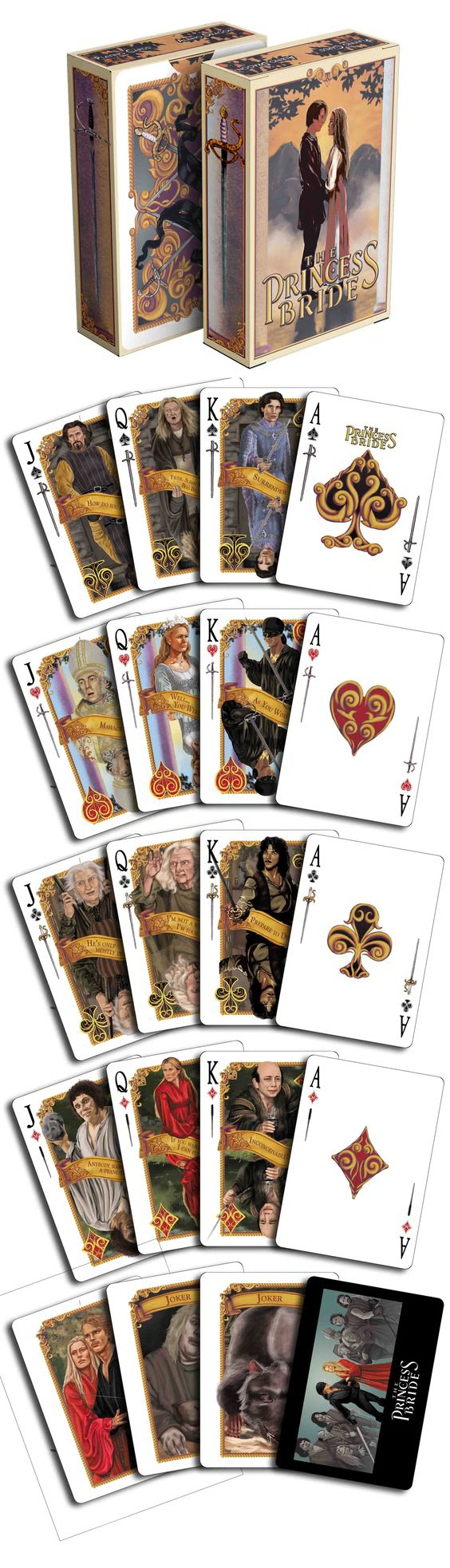 Assorted Movies & Television Licensed Playing Cards - Albino Dragon