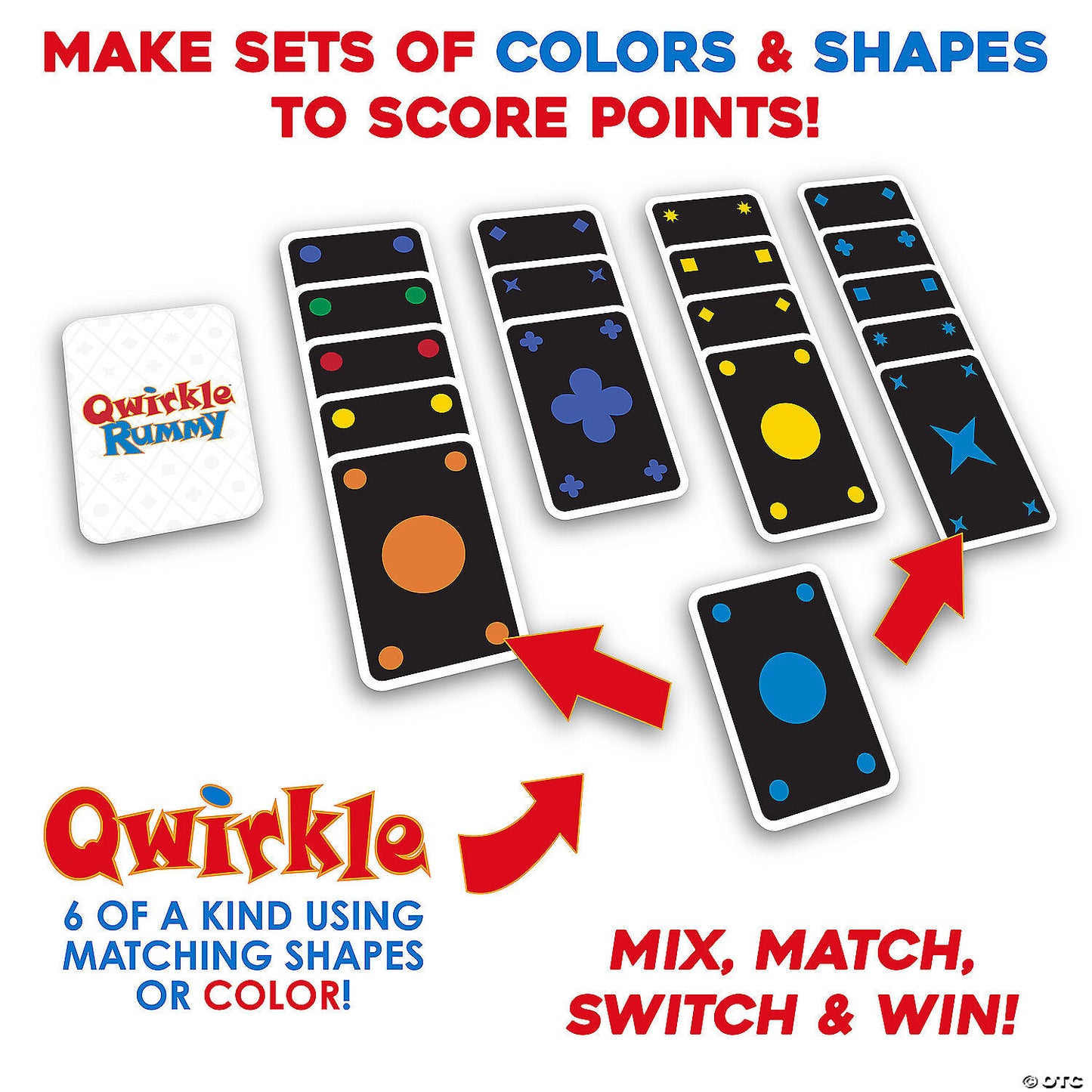 Qwirkle Rummy - A Speedy Card Game - Mindware