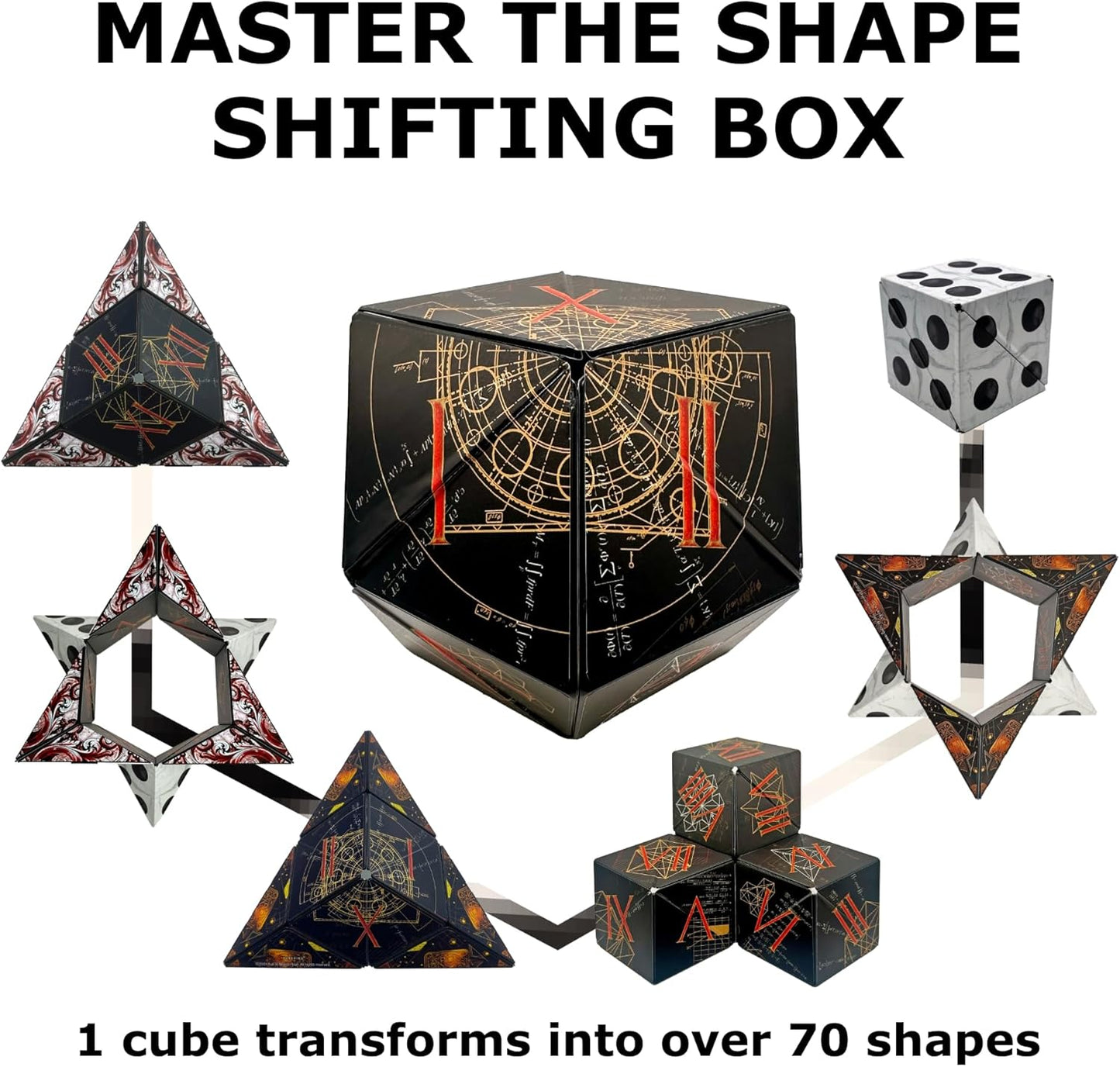 Shashibo Puzzles - Renaissance d6 Magnetic Cube - Fun In Motion